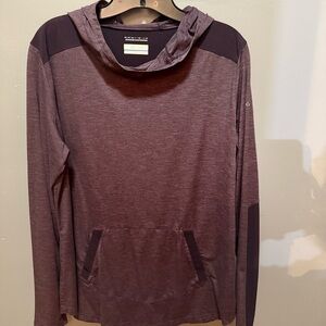 Columbia Purple Color-Block Hoodie Sweatshirt